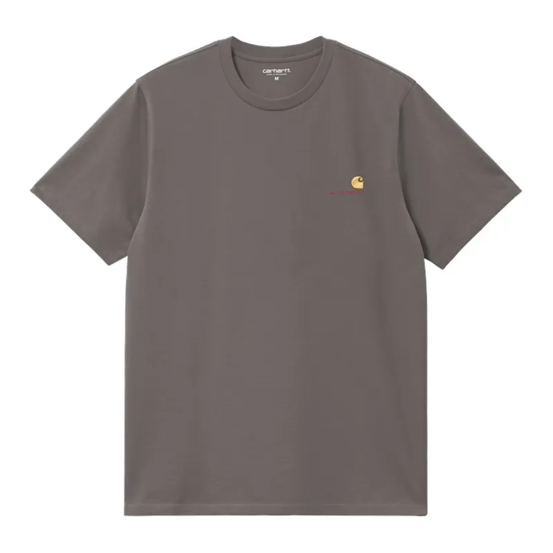 Carhartt WIP American Script T-Shirt - Porphyry