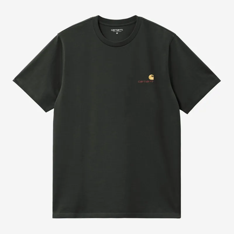 Carhartt WIP American Script T-Shirt - Raven
