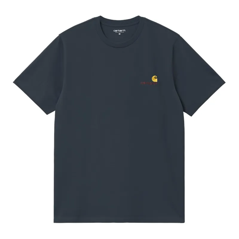 Carhartt WIP American Script T-Shirt - Deep Night