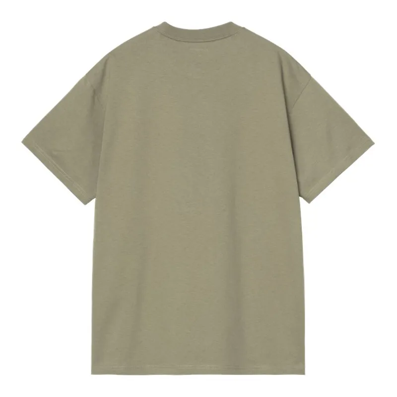 Carhartt WIP Barbwire C T-Shirt - Dollar Green-1