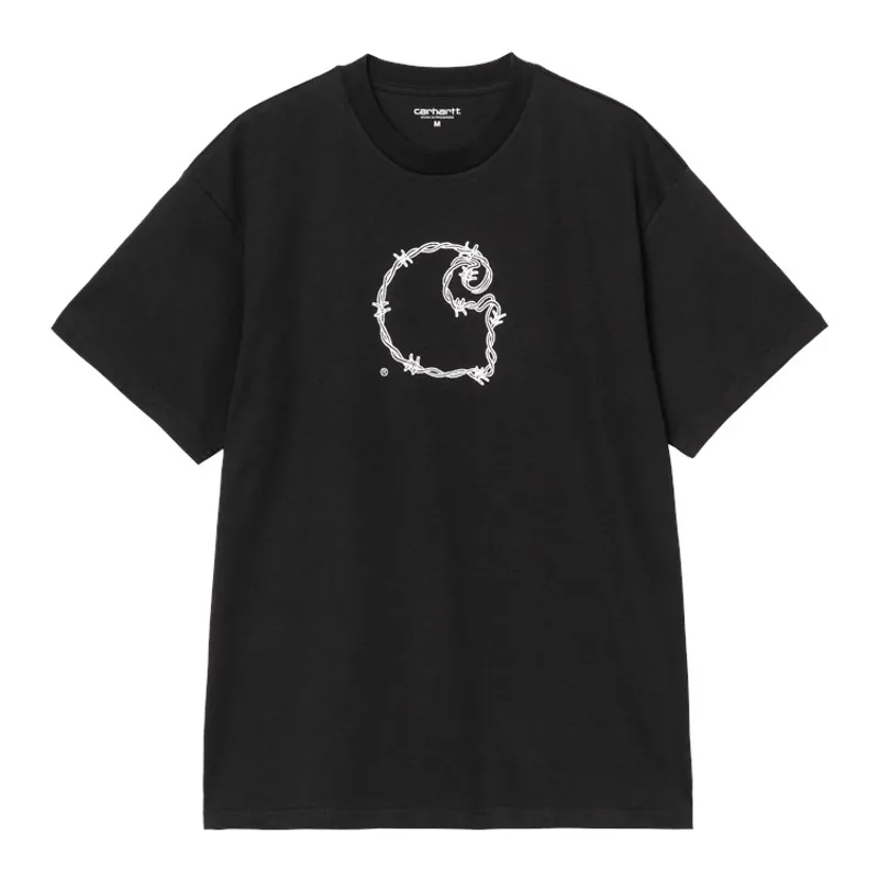 Carhartt WIP Barbwire C T-Shirt - Black