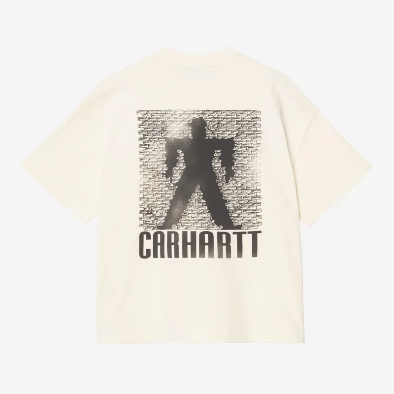 Carhartt WIP Bricky Man T-Shirt - Wax Stone Dyed-1