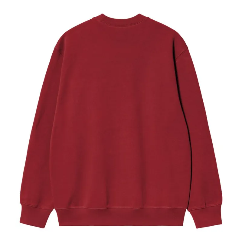 Carhartt WIP Carhartt Sweat - Scarlet/Graphite-1