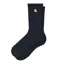 Carhartt WIP Chase Socks - Dark Navy/Gold