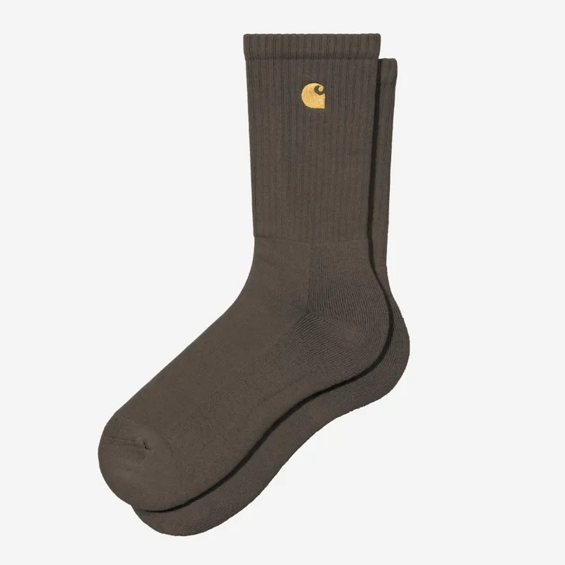 Carhartt WIP Chase Socks - Shungite/Gold