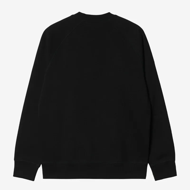 Carhartt WIP Chase Sweat - Black/Gold-1