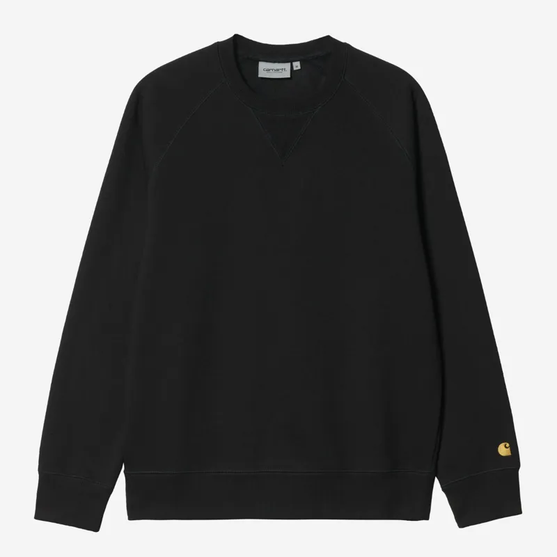 Carhartt WIP Chase Sweat - Black/Gold