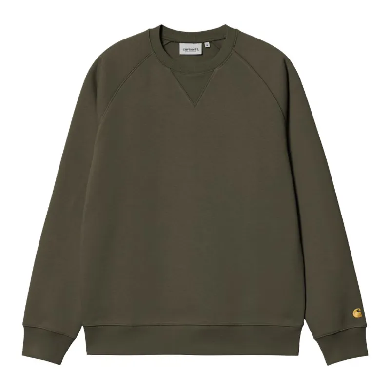 Carhartt WIP Chase Sweat - Olive/Gold