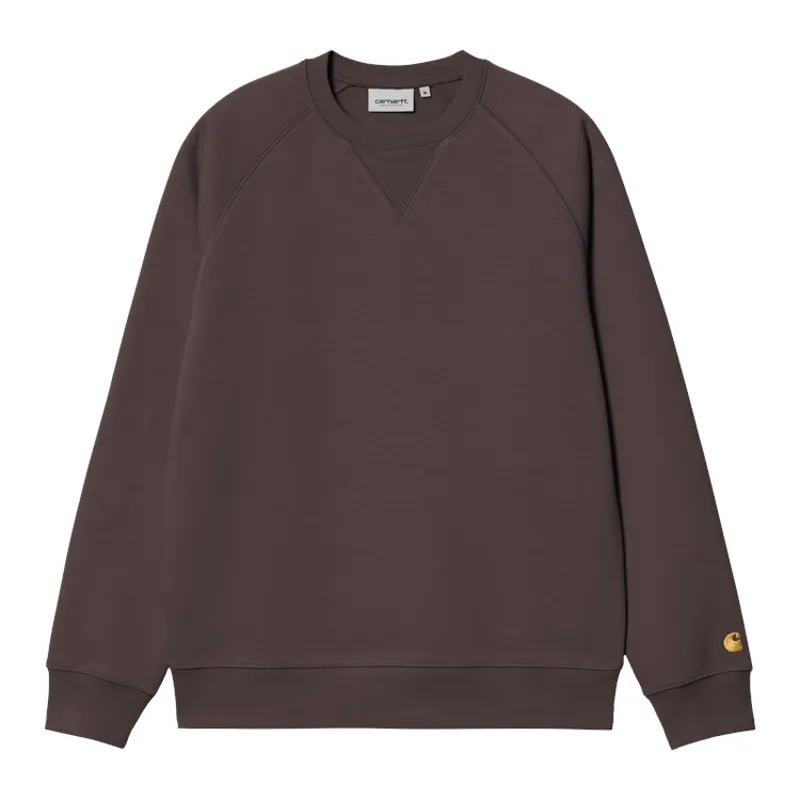 Carhartt WIP Chase Sweat - Shale/Gold