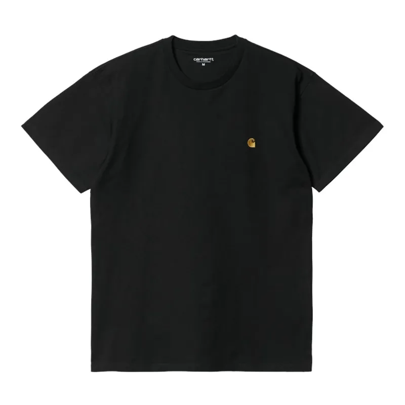 Carhartt WIP Chase T-Shirt - Black/Gold