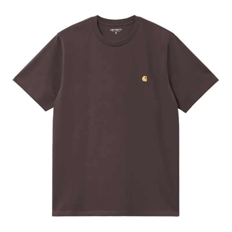 Carhartt WIP Chase T-Shirt - Shale/Gold