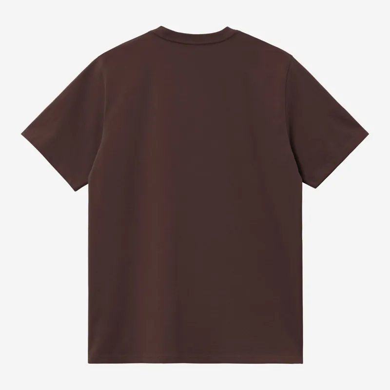 Carhartt WIP Chase T-Shirt - Palisander/Gold-1