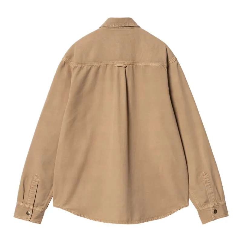 Carhartt WIP Conro Shirt Jac - Peanut Stone Dyed-1