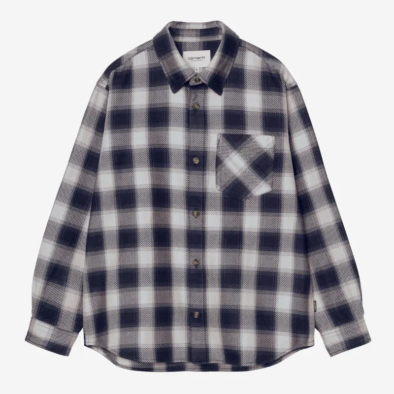 Carhartt WIP Dayne Shirt Dayne Check - Dark Scarab
