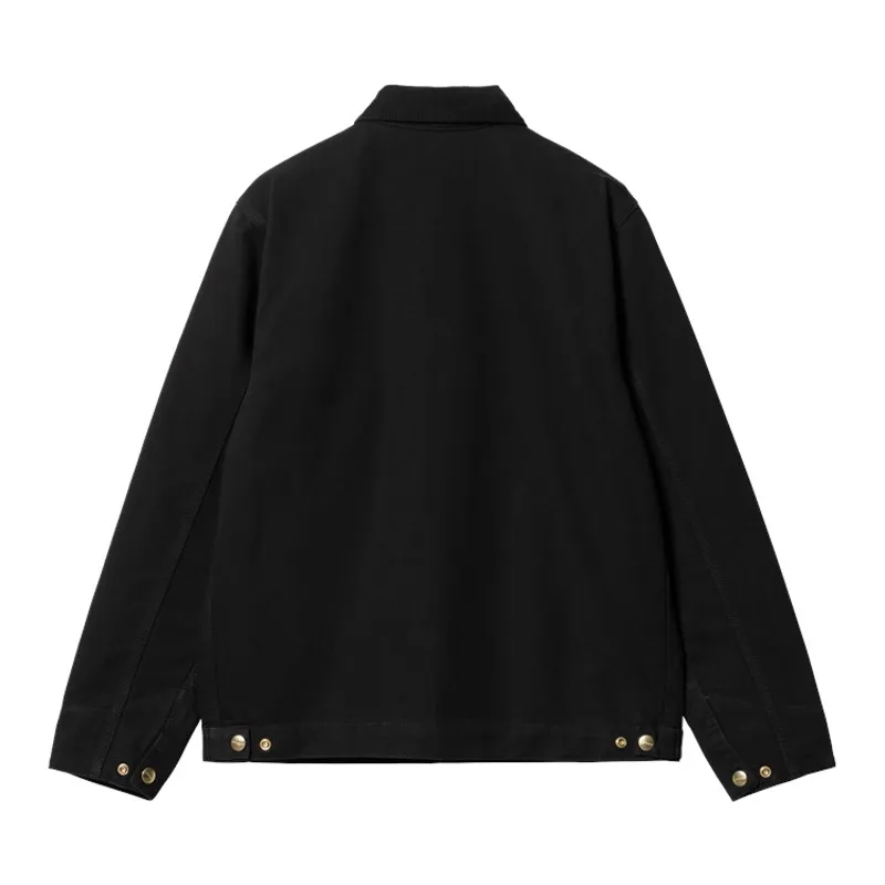 Carhartt WIP Detroit Jacket - Black/Black Rinsed-1