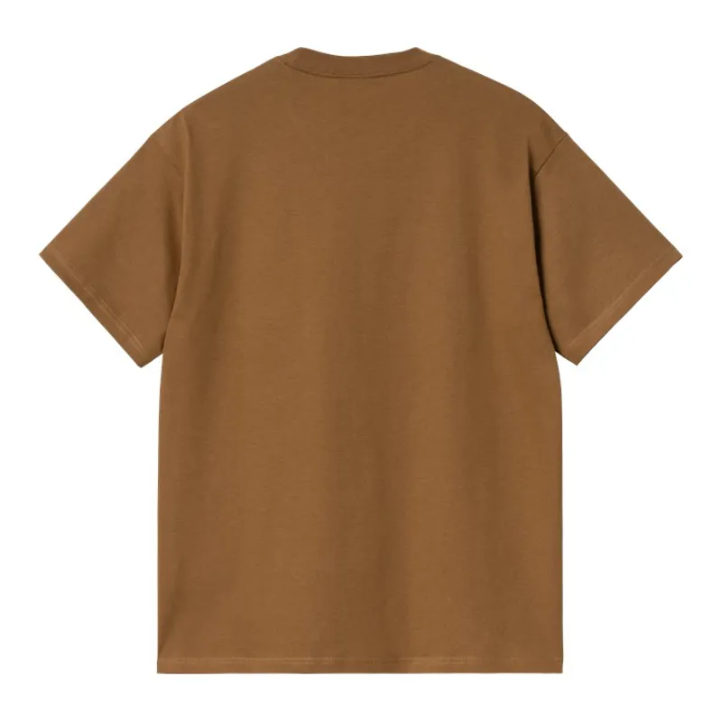 Carhartt WIP Heart Train Pocket T-Shirt - Hamilton Brown-1