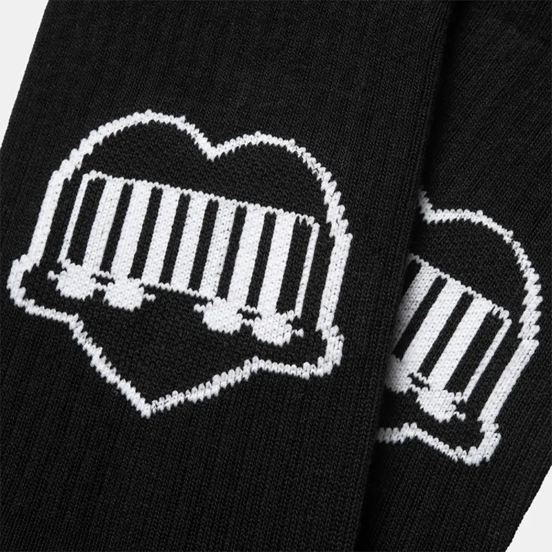 Carhartt WIP Heart Train Socks - Black-1