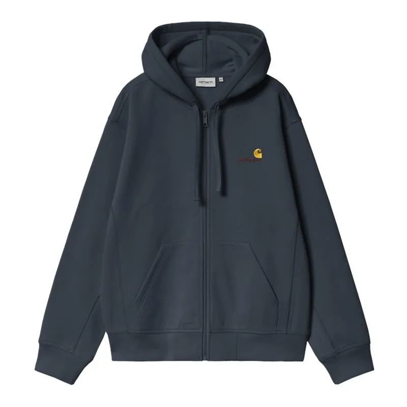 Carhartt WIP Hooded American Script Jacket - Deep Night