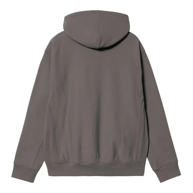 Carhartt WIP Hooded American Script Sweat - Porphyry-1