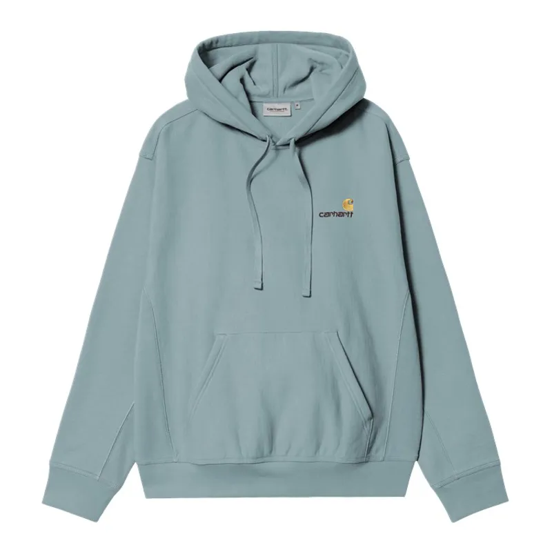 Carhartt WIP Hooded American Script Sweat - Citadel