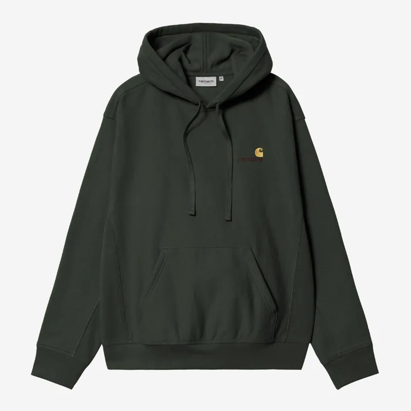 Carhartt WIP Hooded American Script Sweat - Raven