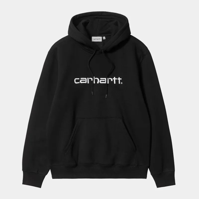 Carhartt WIP Hooded Carhartt Sweat - Black/White