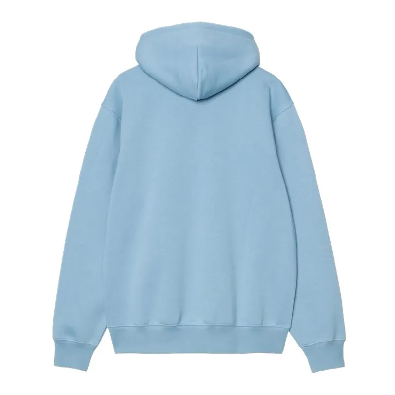 Carhartt WIP Hooded Carhartt Sweat - Bluebird/Fleur De Sel-1