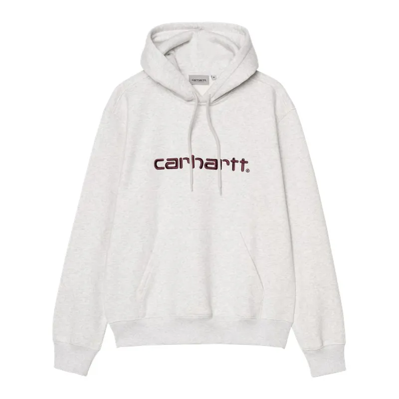 Carhartt WIP Hooded Carhartt Sweat - Ash Heather/Rondo