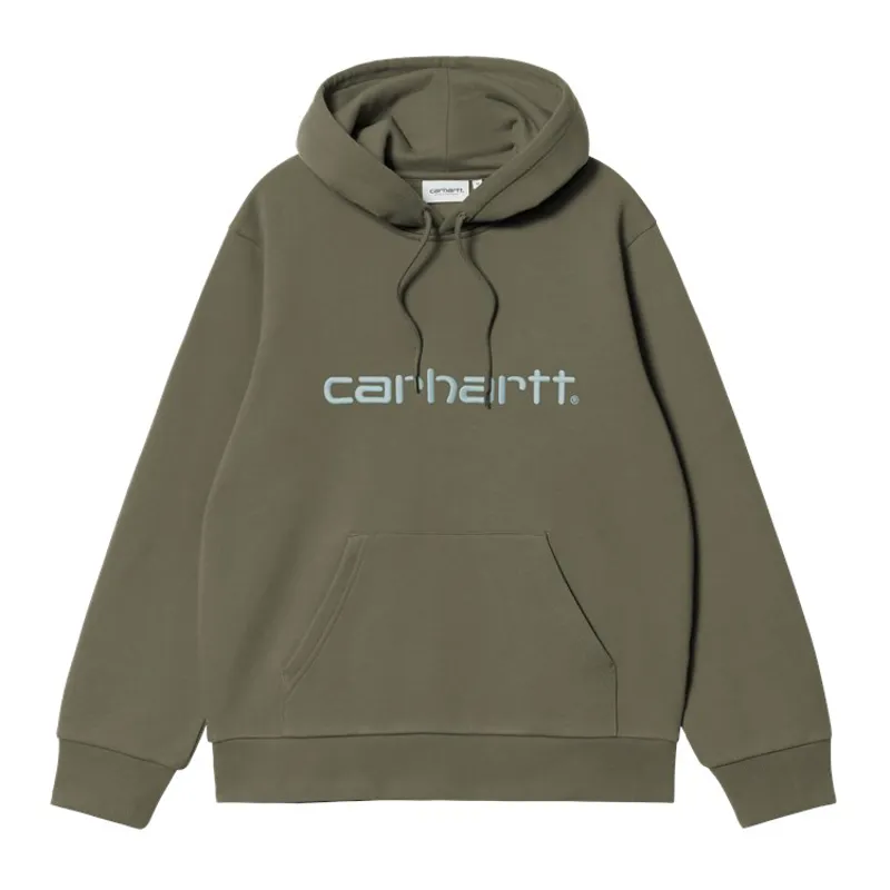 Carhartt WIP Hooded Carhartt Sweat - Leaf/Tourmaline