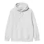 Carhartt WIP Hooded Chase Sweat - Ash Heather/Gold
