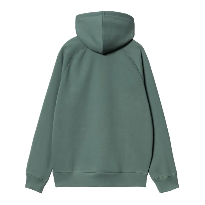 Carhartt WIP Hooded Chase Sweat - Silver Pine/Gold-1