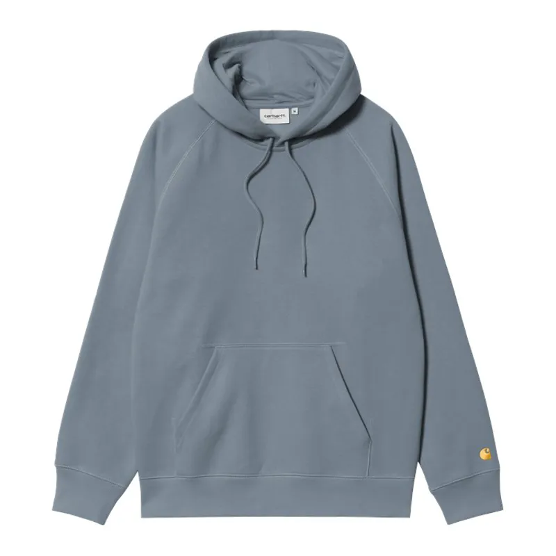Carhartt WIP Hooded Chase Sweat - Angelite/Gold