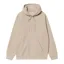 Carhartt WIP Hooded Chase Sweat - Fleur De Sel/Gold