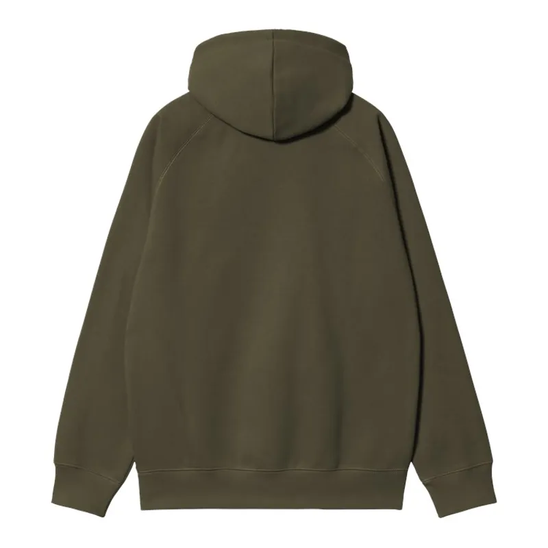 Carhartt WIP Hooded Chase Sweat - Olive/Gold-1