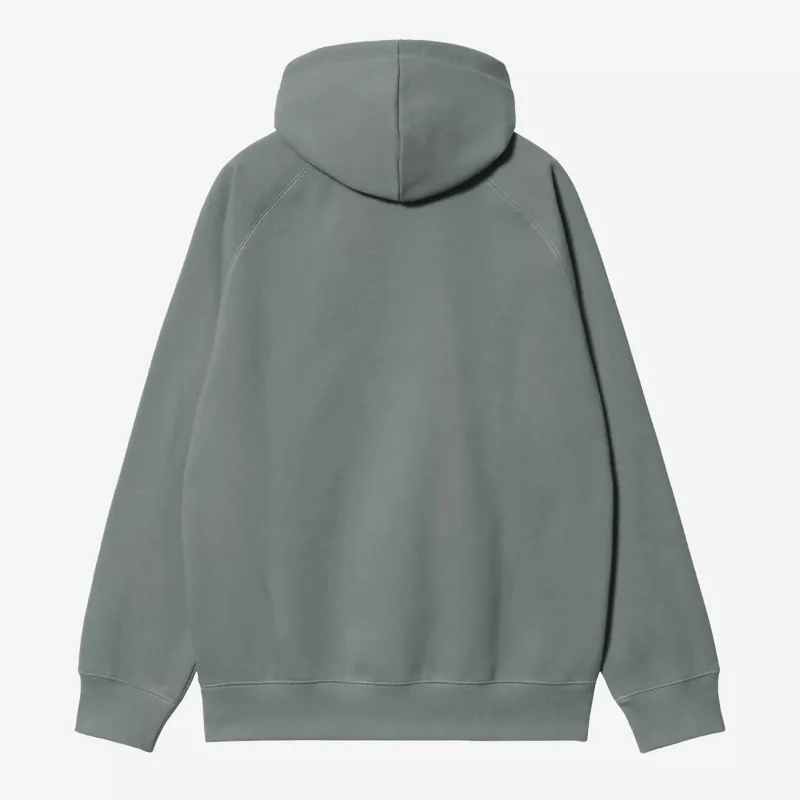 Carhartt WIP Hooded Chase Sweat - Velvet Green/Gold-1