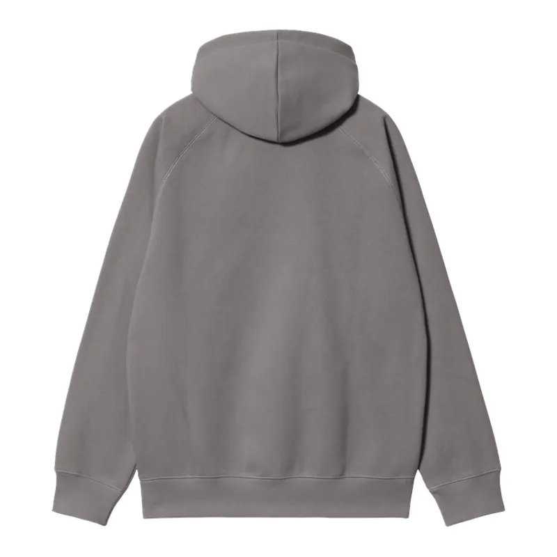 Carhartt WIP Hooded Chase Sweat - Porphyry/Gold-1