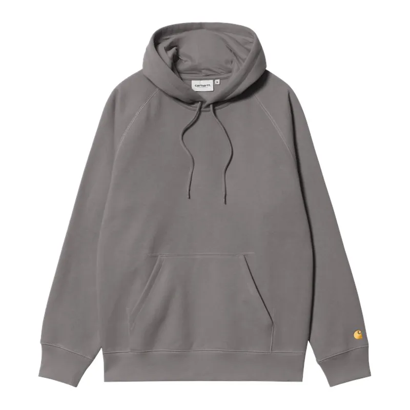 Carhartt WIP Hooded Chase Sweat - Porphyry/Gold