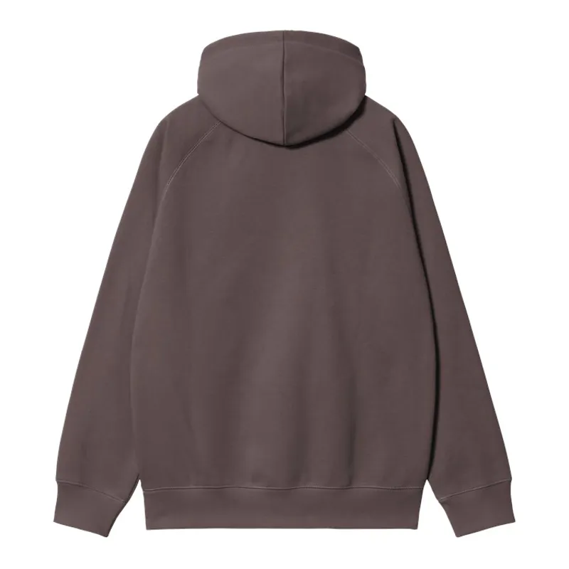 Carhartt WIP Hooded Chase Sweat - Shale/Gold-1