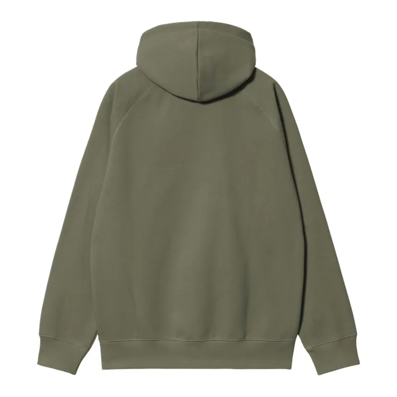 Carhartt WIP Hooded Chase Sweat - Leaf/Gold-1