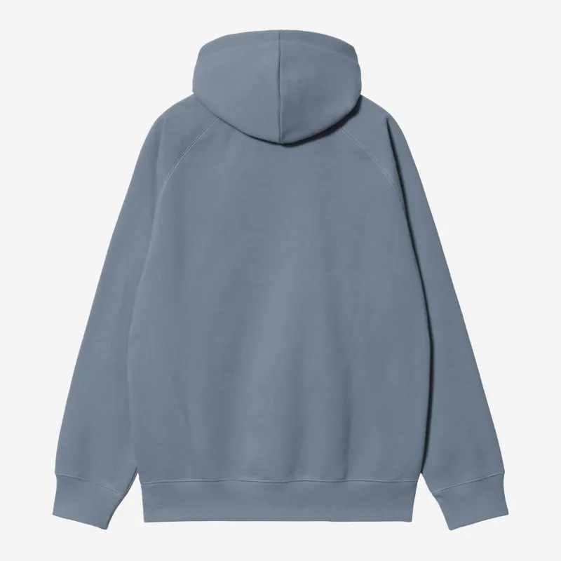 Carhartt WIP Hooded Chase Sweat - Icesheet/Gold-1