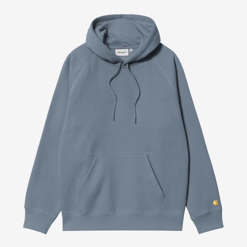 Carhartt WIP Hooded Chase Sweat - Icesheet/Gold