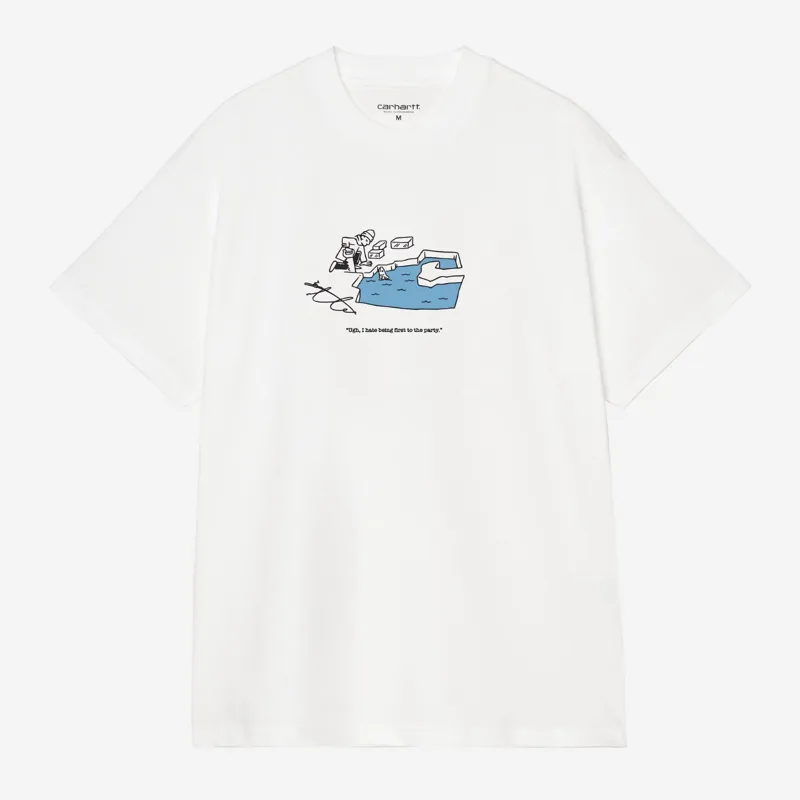 Carhartt WIP Ice Fishing T-Shirt - White