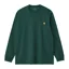 Carhartt WIP LS American Script T-Shirt - Dark Fir
