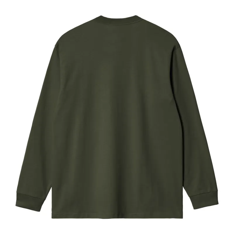 Carhartt WIP LS Chase T-Shirt - Olive/Gold-1