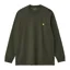 Carhartt WIP LS Chase T-Shirt - Olive/Gold