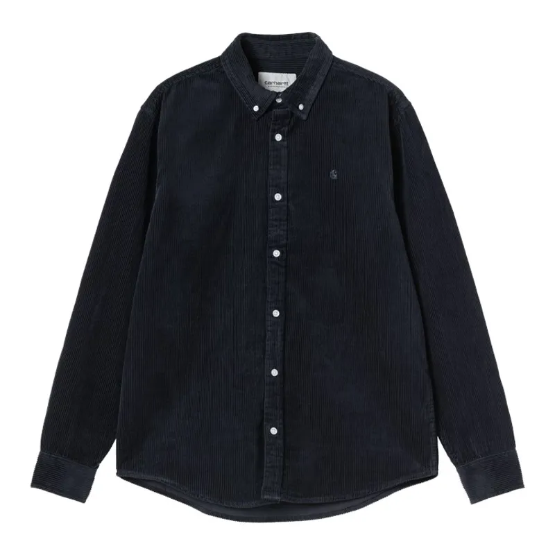Carhartt WIP Madison Cord Shirt - Dark Navy/Dark Navy