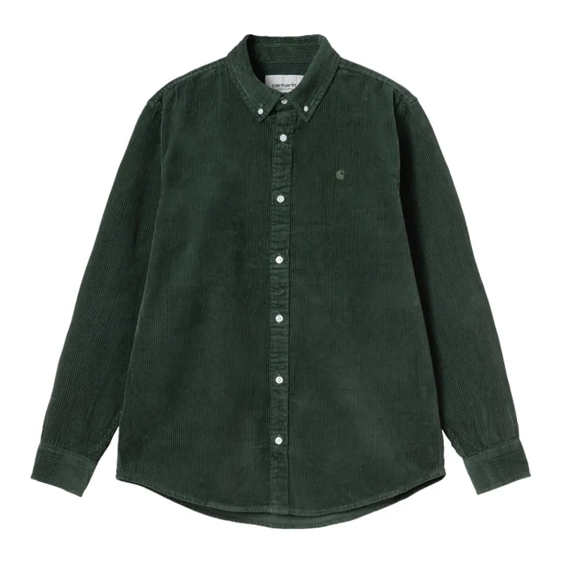 Carhartt WIP Madison Cord Shirt - Sycamore Tree/Sycamore Tree