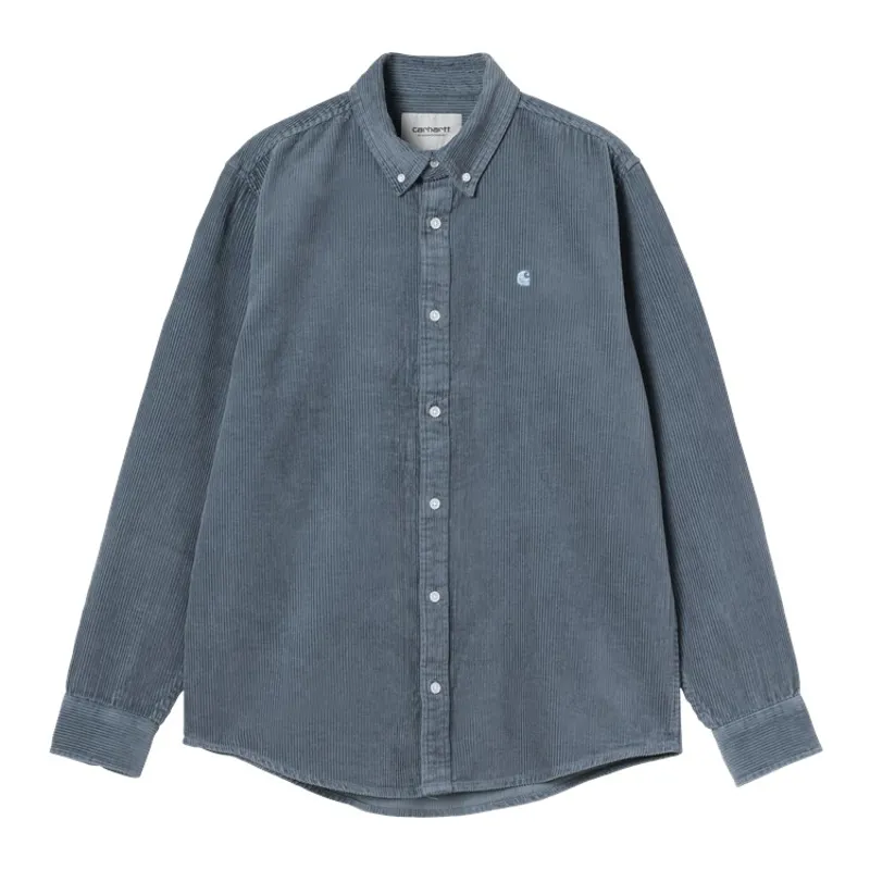 Carhartt WIP Madison Cord Shirt - Angelite/Angelite