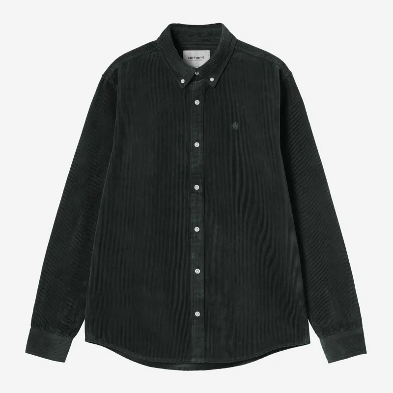 Carhartt WIP Madison Cord Shirt - Raven