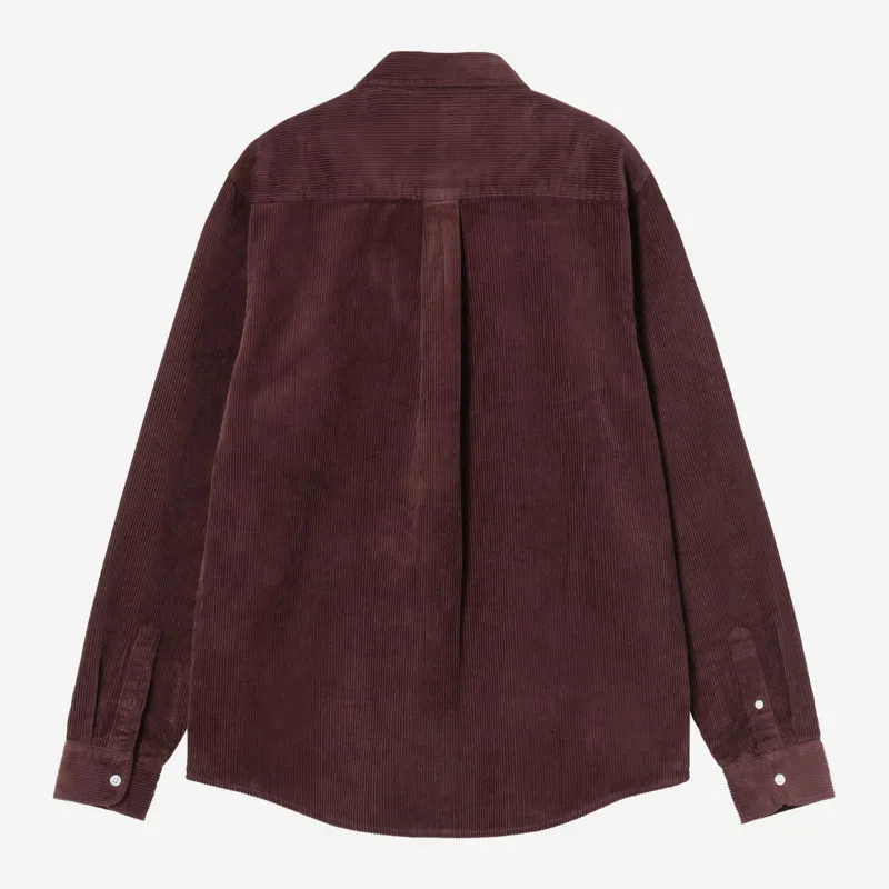 Carhartt WIP Madison Cord Shirt - Amarone-1